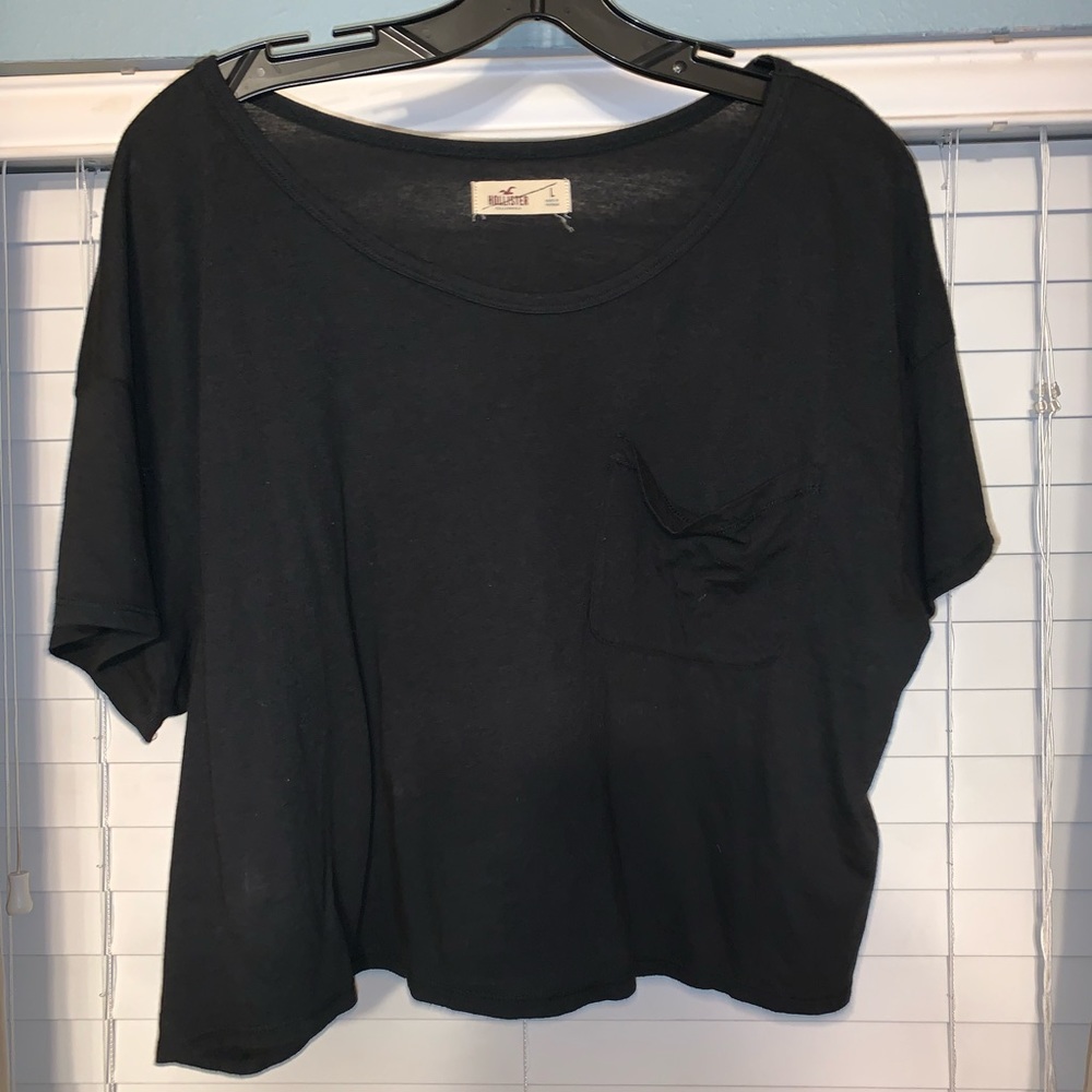 Hollister Black Crop top